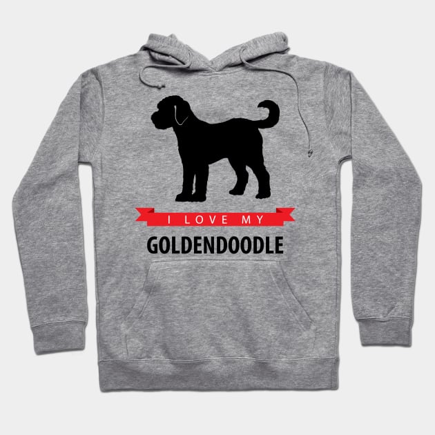 I Love My Goldendoodle Hoodie by millersye